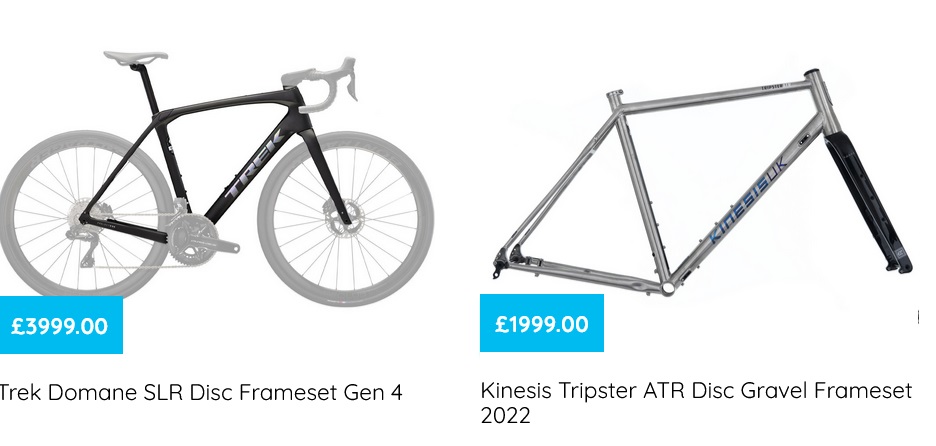 Frameset Deals on Velostrive